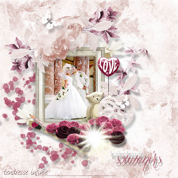 cherry love and roses kit simplette page etoile