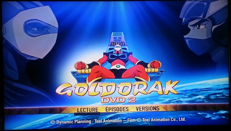 visuel deuxième DVD Goldorak