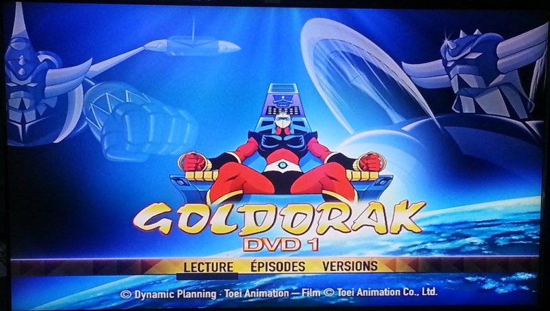 visuel premier DVD Goldorak