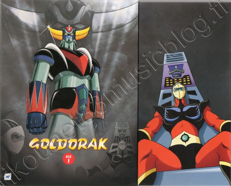 Goldorak Coffret 3 DVD glissé dans sa boite